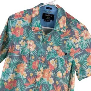 NWT Chubbies Life in Paradise Friday Button Down Shirt Mens‎ S Tropical Floral